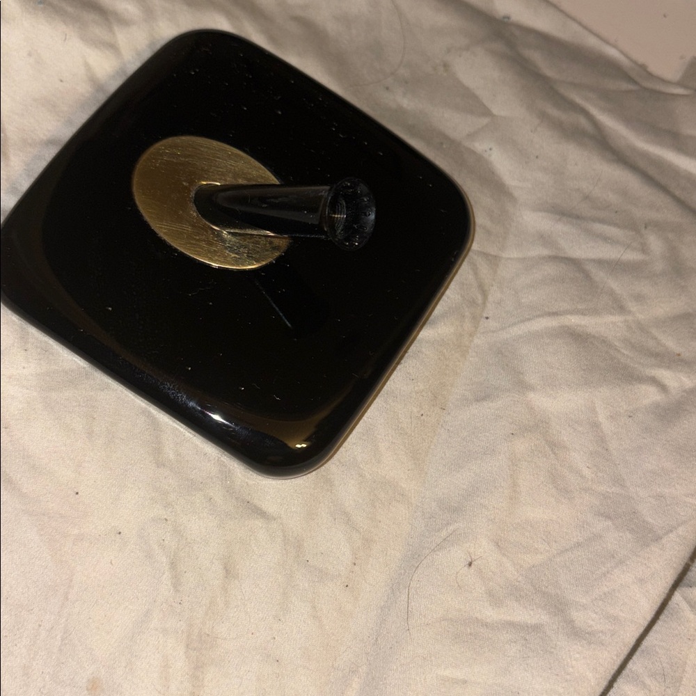 Mid Century Modern Pen stand: Black simplicity